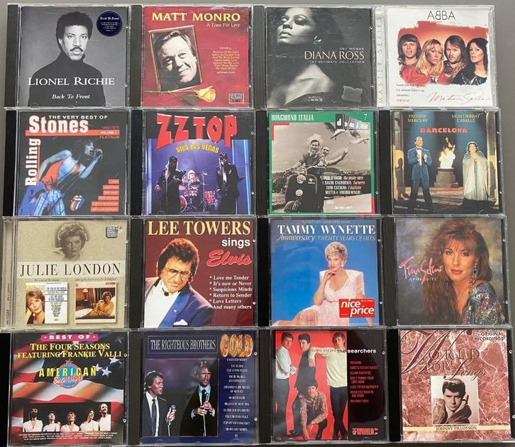 16 CD's Pop, Rock, Oldies ... (1)., Cd's en Dvd's, Cd's | Pop, Zo goed als nieuw, Ophalen of Verzenden