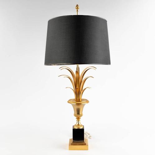 Hollywood regency table lamp attributed to Boulanger S.A., Huis en Inrichting, Lampen | Tafellampen, Gebruikt, 50 tot 75 cm, Metaal