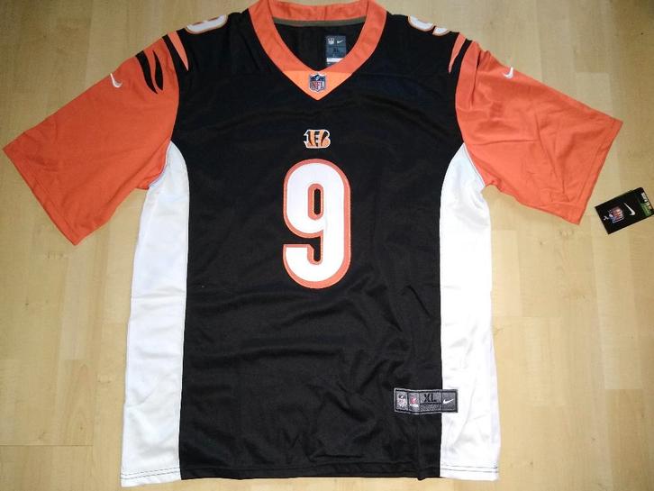 Cincinnati Bengals Jersey Burrow maat: L, Kleding | Heren, Sportkleding, Nieuw, Overige typen, Maat 52/54 (L), Zwart, Ophalen of Verzenden