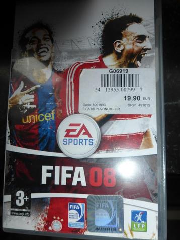 EA SPORT FIFA 08-games voor PSP beschikbaar voor biedingen