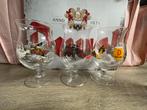 Duvel Berthom 7 glazen, Verzamelen, Biermerken, Ophalen, Zo goed als nieuw, Duvel