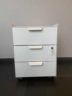 ladeblok bureau IKEA, 3 ou 4 tiroirs, 25 à 50 cm, Enlèvement ou Envoi, Moins de 100 cm