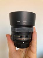 Nikon 50mm af-s 1.8G nikkor lens, Lentille standard, Utilisé, Enlèvement ou Envoi