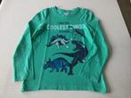 Leuke longsleeve met dino’s maat 128, Kinderen en Baby's, Kinderkleding | Maat 128, C&A, Ophalen of Verzenden, Zo goed als nieuw