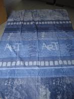 Set: 1 persoons dekbedovertrek + hoeslaken + sloop, Huis en Inrichting, Gebruikt, Eenpersoons, Blauw, Dekbedovertrek