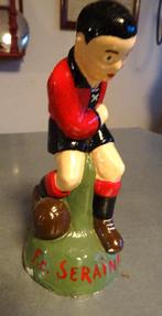 POSTURE EFFIGIE FOOTBALL CLUB SERAING SUPPORTE VINTAGE, Enlèvement ou Envoi, Utilisé, Statue ou Poupée