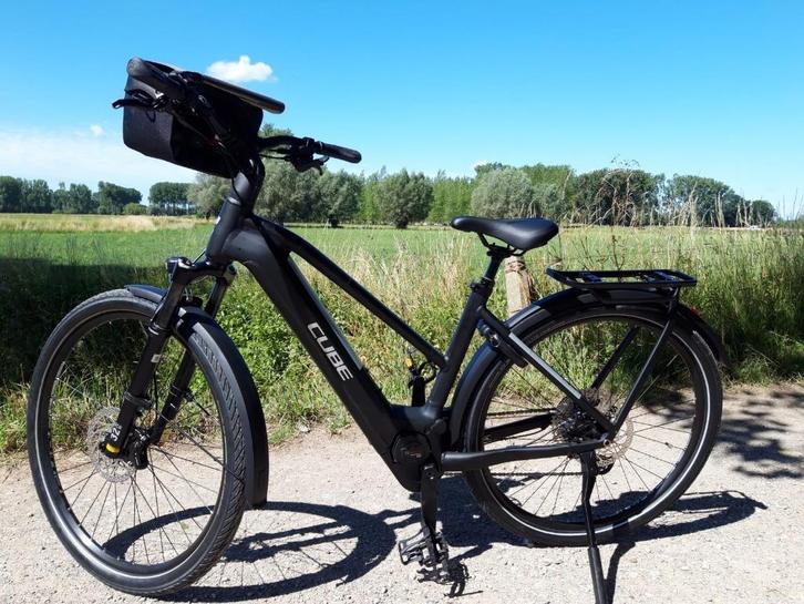 elektrische trekkingfiets, Fietsen en Brommers, Elektrische fietsen, Zo goed als nieuw, Cube, 47 tot 51 cm, 50 km per accu of meer