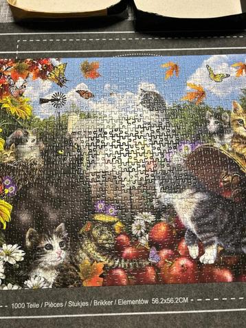 Puzzel "Kittens in the garden" beschikbaar voor biedingen