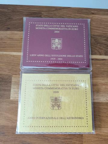 2 euro Vaticaan 2004 + 2009 beschikbaar voor biedingen