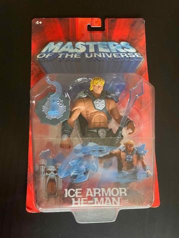 Figurine Masters Of The Universe Ice Armor He-Man + Fire Arm