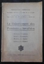 Le Rajustement des Pensions des Invalides - 1930, Ophalen of Verzenden, Gelezen