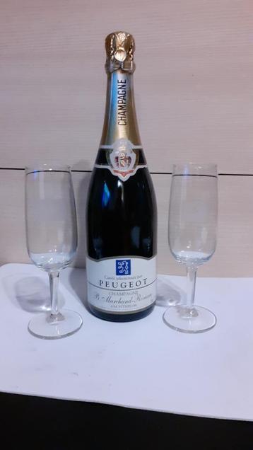 peugeot champagne fles beschikbaar voor biedingen