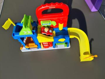 auto racebaan, autoracebaan, garage, Enfants & Bébés, Jouets | Circuits, Enlèvement ou Envoi, Comme neuf, Circuit