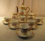 Prachtig Oud Porseleine Koffieservies - 15 delig, Antiek en Kunst, Ophalen of Verzenden