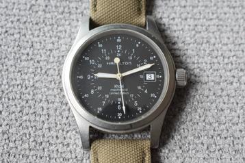Hamilton Khaki Limited Edition !, Handtassen en Accessoires, Horloges | Heren, Ophalen of Verzenden, Gebruikt, Staal, Leer