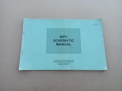 WPC Schematic Manual (Williams) Flipperkast 1995, Collections, Machines | Flipper (jeu), Williams, Enlèvement ou Envoi