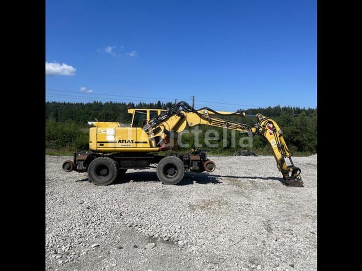 Atlas 1604ZW Rail-weggraafmachine - Jaar: 2013, Zakelijke goederen, Machines en Bouw | Kranen en Graafmachines, Graafmachine