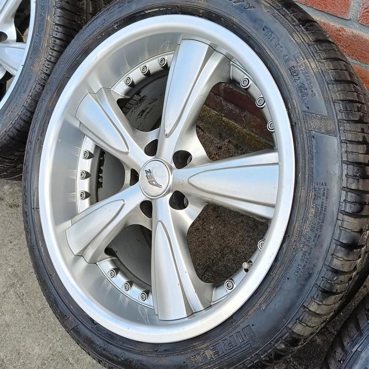 Aez Velgen 18inch Breedset 5x112 Mercedes, Auto-onderdelen, Banden en Velgen, Banden en Velgen, Zomerbanden, 18 inch, 255 mm, Personenwagen