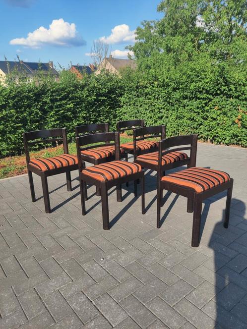 Vintage eetkamerstoelen, Huis en Inrichting, Stoelen, Gebruikt, Ophalen