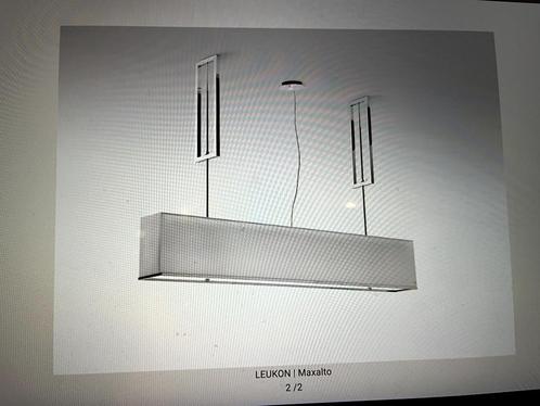 Maxalto rectangular suspension design lamp, Huis en Inrichting, Lampen | Hanglampen, Zo goed als nieuw, 75 cm of meer, Glas, Kunststof
