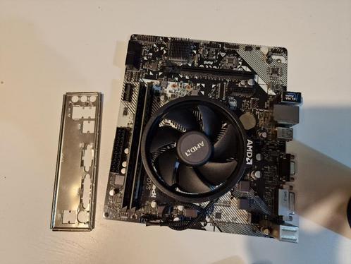 AMD Ryzen moederbord/cpu/ram combo, Computers en Software, Processors, Zo goed als nieuw, 4-core, 3 tot 4 Ghz, Ophalen