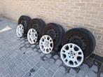 Stalen wielen, banden en wieldoppen BMW X1, Auto-onderdelen, Banden en Velgen, Ophalen, Gebruikt, Banden en Velgen, 17 inch