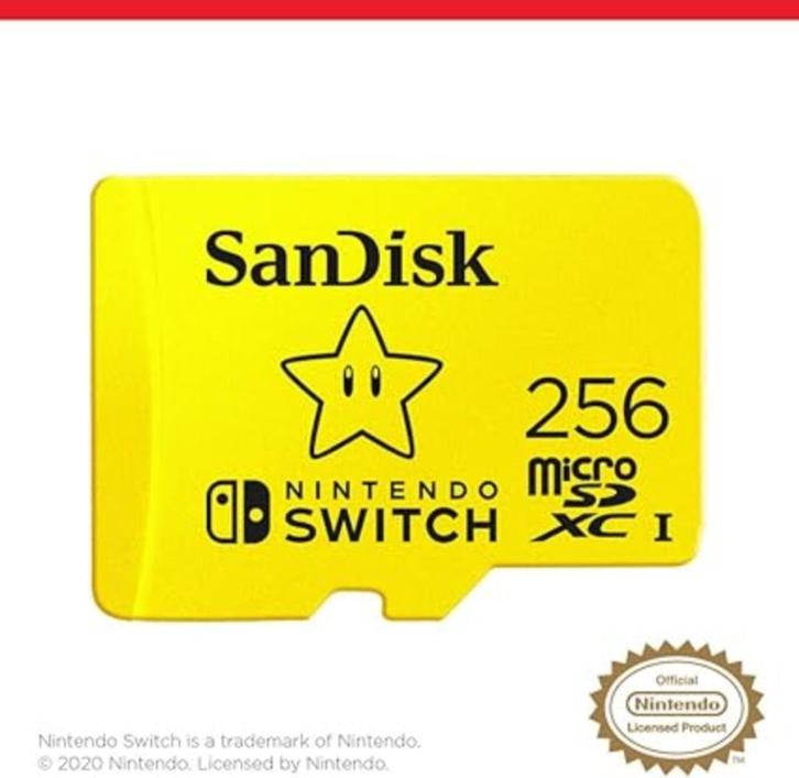 SanDisk microSD voor Nitendo | 256GB | Nieuw, Audio, Tv en Foto, Foto | Geheugenkaarten, Nieuw, MicroSD, 512 GB, Overige, Verzenden