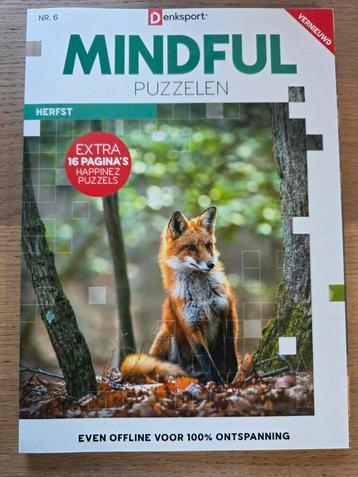 Denksport Mindful puzzelen herfsteditie NIEUW  beschikbaar voor biedingen