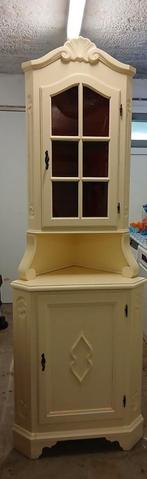 Meuble d’angle avec vitrine, Enlèvement, Utilisé