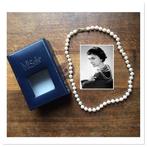 Vintage, echt parelsnoer Misaki pearls uit Japan 🇯🇵, Handtassen en Accessoires, Kettingen, Overige materialen, Beige, Ophalen of Verzenden