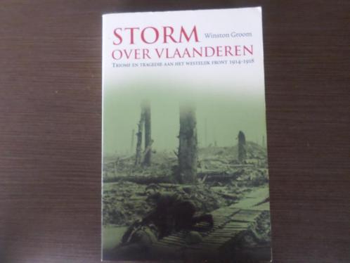 Boek" Storm over Vlaanderen", Livres, Guerre & Militaire, Comme neuf, Général, Avant 1940, Enlèvement ou Envoi