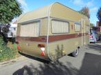 oldtimer avento 480 in zeer originele staat-frigo,verw,wc--, Caravans en Kamperen, Caravans, Overige merken, Rondzit, Omvormbare zithoek