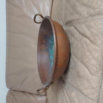 Ancienne bassine en cuivre ( confituriere ) beschikbaar voor biedingen