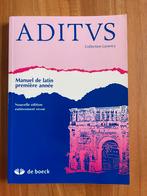 Aditus Manuel de Latin, Comme neuf