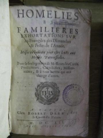 Antiek boek uit Belgisch klooster bij Leuven 1652 beschikbaar voor biedingen