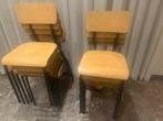 School stoelen, Huis en Inrichting, Ophalen, Gebruikt, Overige kleuren, Vijf, Zes of meer stoelen