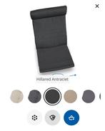 Ikea Poang fauteuil kussen - hillared antraciet, Comme neuf, Enlèvement