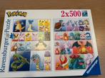 Puzzel pokémon Ravensburger 2x500 stukjes, Enlèvement ou Envoi, 500 à 1500 pièces, Neuf, Puzzle