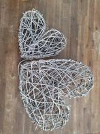 Set houten harten ter decoratie, Huis en Inrichting, Woonaccessoires | Overige, Ophalen, Zo goed als nieuw