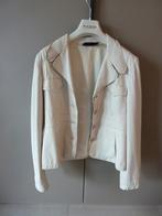 Jasje (écru leder) maat 36-38, Vêtements | Femmes, Vestes & Costumes, Enlèvement ou Envoi, Taille 36 (S), Porté, Blanc