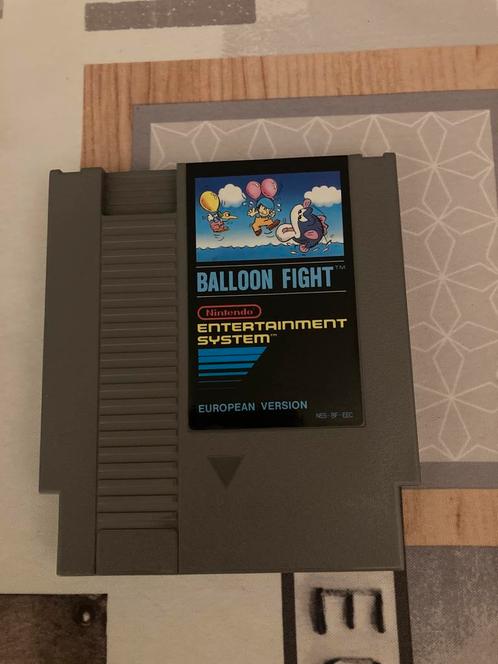 Nintendo NES : Balloon Fight European version, Games en Spelcomputers, Games | Nintendo NES, Zo goed als nieuw, Ophalen of Verzenden