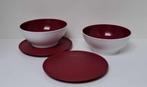 Tupperware Kom - Schaal « Allegra » Bordeaux Rood, Nieuw, Ophalen of Verzenden, Rood, Bak of Kom