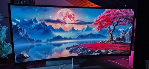 LG 21:9 34" (3440x1440) HDMI+P ultrabreed gebogen IPS-scherm, Computers en Software, Monitoren, Zo goed als nieuw, 61 t/m 100 Hz