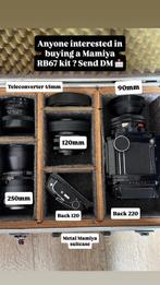 Kit Mamiya RB67, Audio, Tv en Foto, Fotocamera's Analoog, Ophalen, Gebruikt