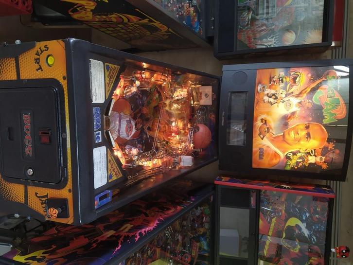Flipper spacejam, Verzamelen, Automaten | Flipperkasten, Zo goed als nieuw, Sega, Ophalen of Verzenden