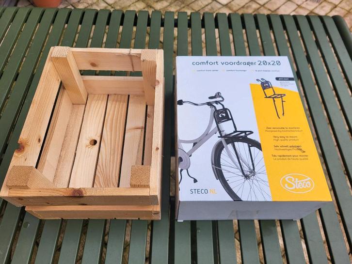Steco transportvoordrager (20"-  24" fietsen) incl. mand, Fietsen en Brommers, Fietsaccessoires | Bagagedragers, Nieuw, Ophalen