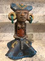 Vintage terracotta beeldje Maya cultuur Mexico, Antiek en Kunst, Ophalen of Verzenden