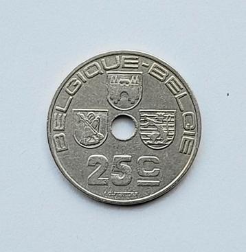Belgique 25 centimes 1939 FR/VL      (792) beschikbaar voor biedingen