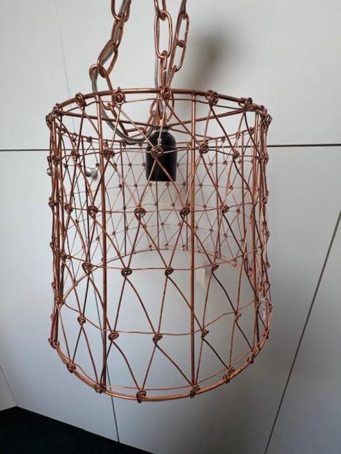 Rose gouden hanglamp, Huis en Inrichting, Lampen | Hanglampen, Nieuw, Minder dan 50 cm, Metaal, Ophalen