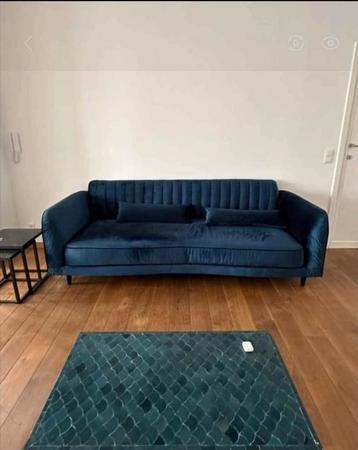 Canapé 3 places bleu La Redoute Intérieurs par Sarah Lavoine beschikbaar voor biedingen